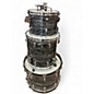 Used Ludwig 3 Piece Classic Maple black oyster Drum Kit thumbnail