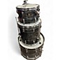Used Ludwig 3 Piece Classic Maple black oyster Drum Kit