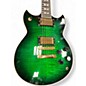 Used Iron Label SEER MODEL Emerald Green Solid Body Electric Guitar
