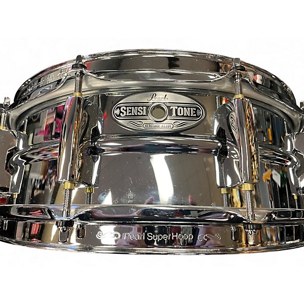 Used Pearl 14X5 Sensitone Snare Chrome Drum