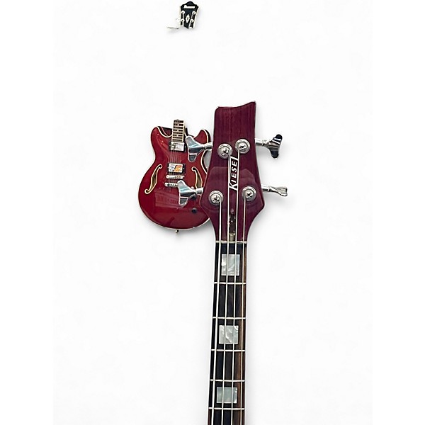 Used Kiesel icon 4 Wine Red Electric Bass Guitar