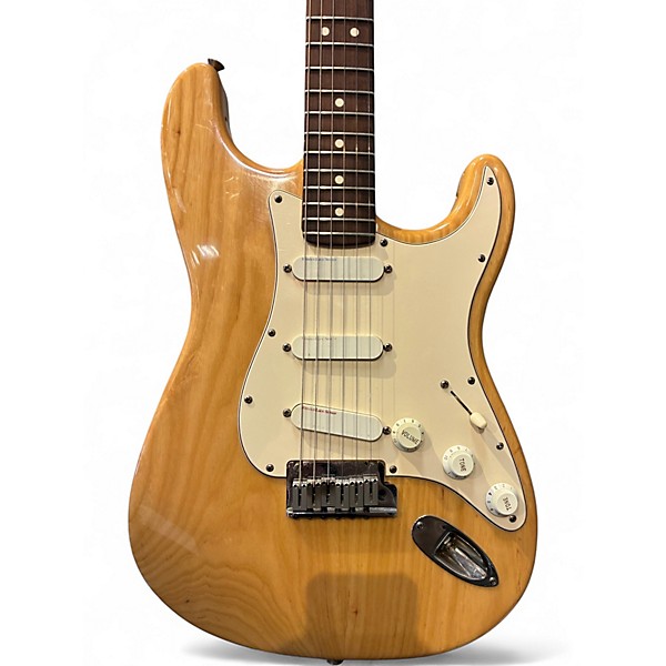 Used 1990s Fender American Deluxe Stratocaster Plus Natural Solid Body Electric Guitar
