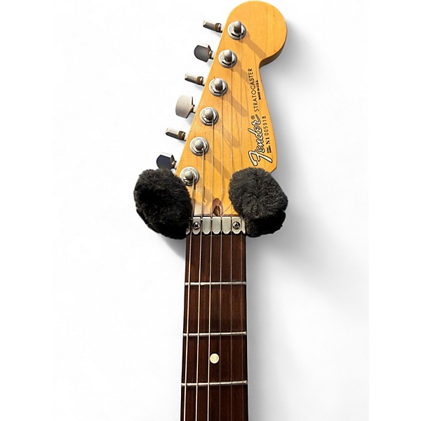 Used 1990s Fender American Deluxe Stratocaster Plus Natural Solid Body Electric Guitar