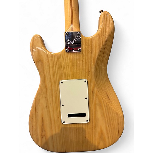 Used 1990s Fender American Deluxe Stratocaster Plus Natural Solid Body Electric Guitar