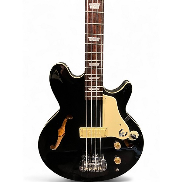 Used Epiphone Jack Casady Signature Ebony Electric Bass Guitar