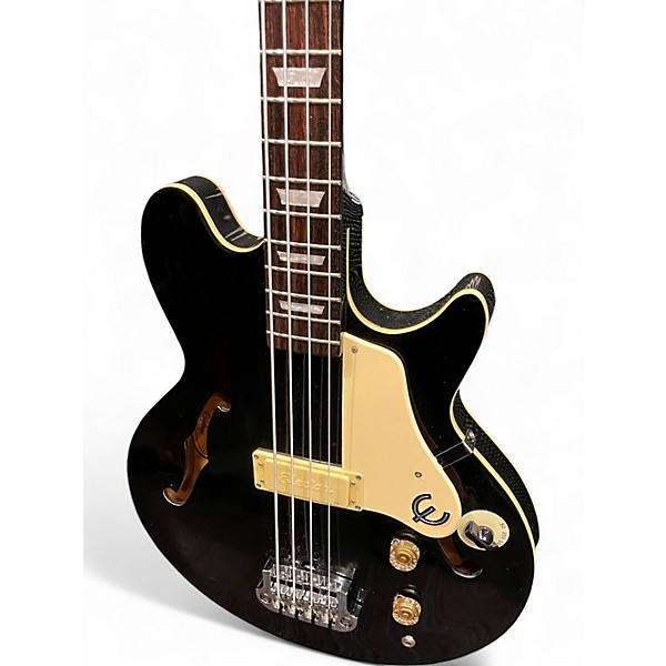 Used Epiphone Jack Casady Signature Ebony Electric Bass Guitar
