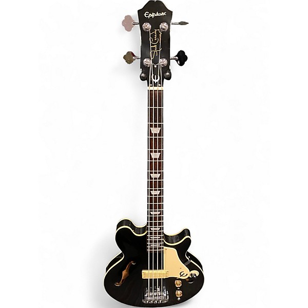 Used Epiphone Jack Casady Signature Ebony Electric Bass Guitar