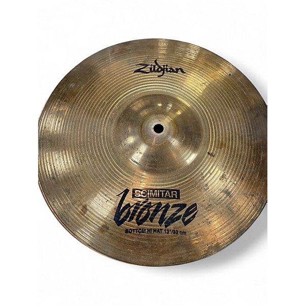 Used Zildjian 13.25in SCIMITAR BRONZE Cymbal