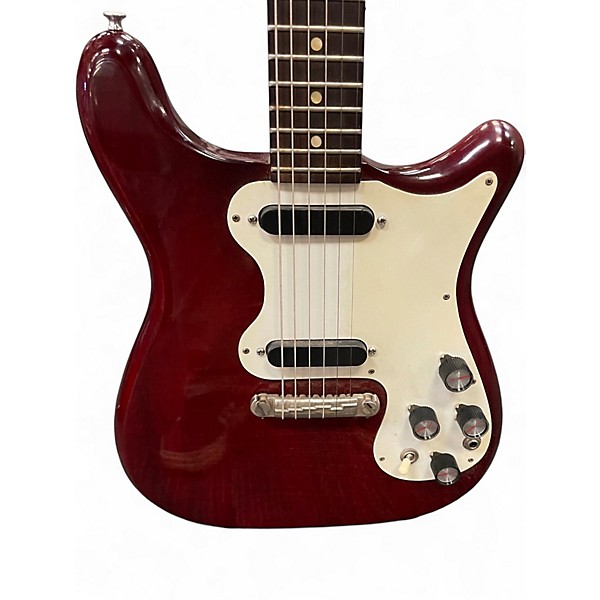 Vintage 1964 Epiphone OLYMPIC DOUBLE Cherry Solid Body Electric Guitar