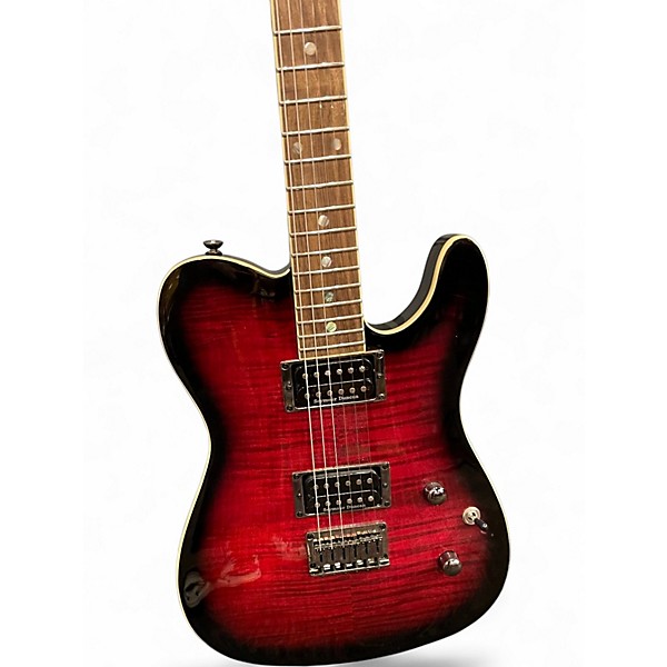 Used Fender Special Edition Custom Telecaster FMT HH BLACK CHERRY BURST Solid Body Electric Guitar