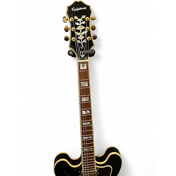 Used Epiphone Sheraton II PRO BLACK Hollow Body Electric Guitar