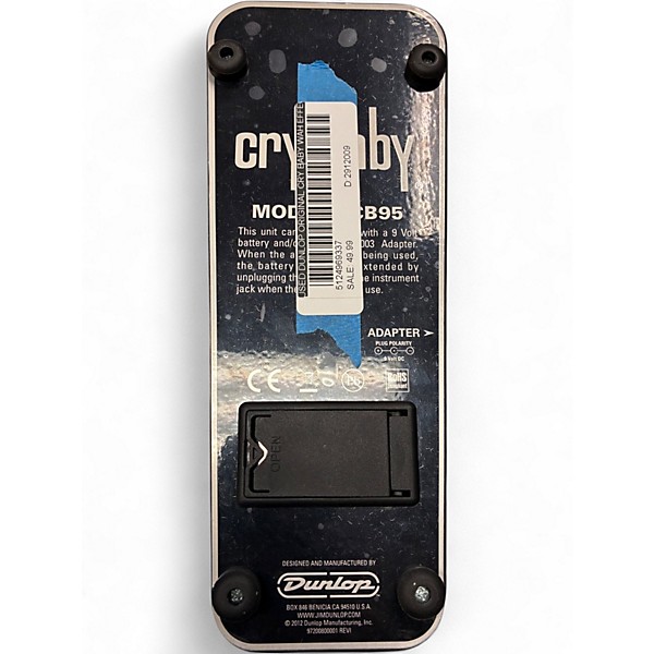 Used Dunlop Original Cry Baby Wah Effect Pedal