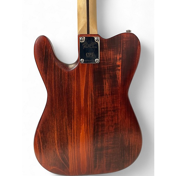 Used Reuter Guitars Rustic Tele Rustic Brown Solid Body Electric Guitar