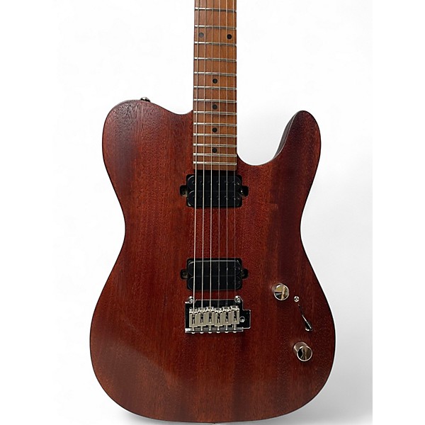 Used Reuter Guitars HH Tele Mahogany Solid Body Electric Guitar