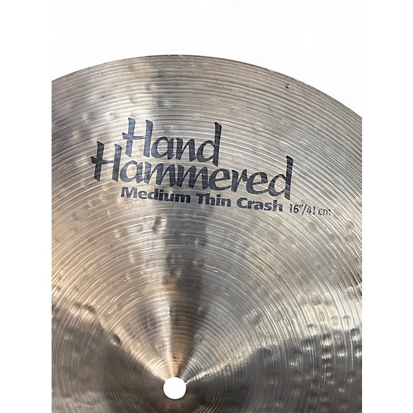 Used SABIAN 16in HH Medium Thin Crash Brilliant Cymbal