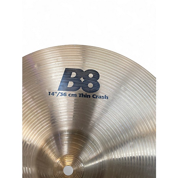Used SABIAN 14in B8 Thin Crash Cymbal