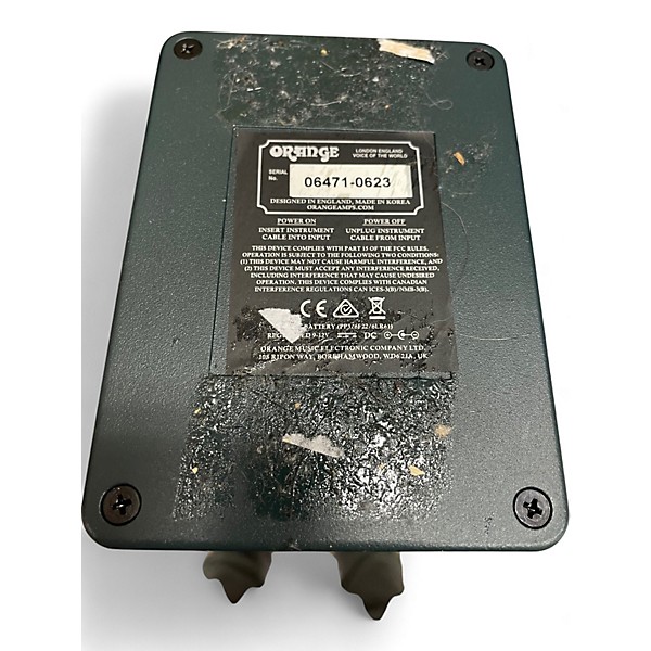 Used Orange Amplifiers The Amp Detonator Pedal