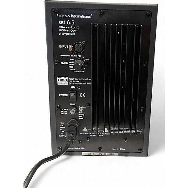 Used Blue Sky SAT 6.5 Powered Monitor