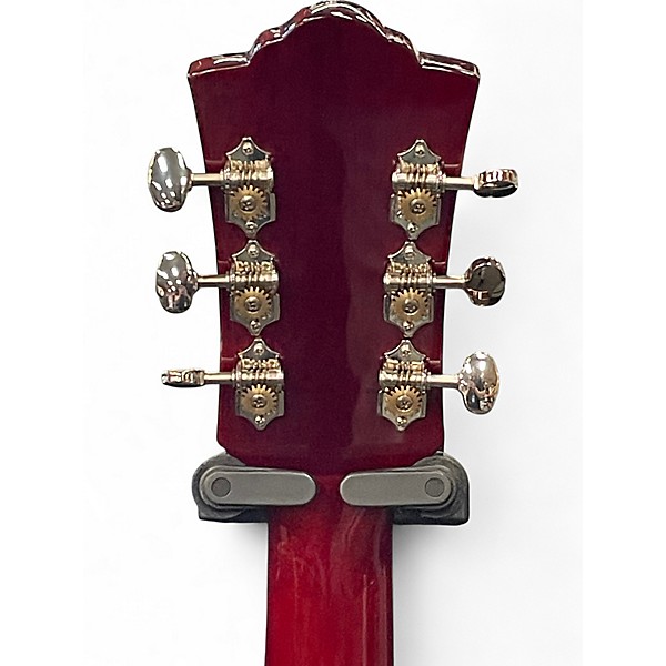 Used Guild D140 Dark Cherry Burst Acoustic Guitar