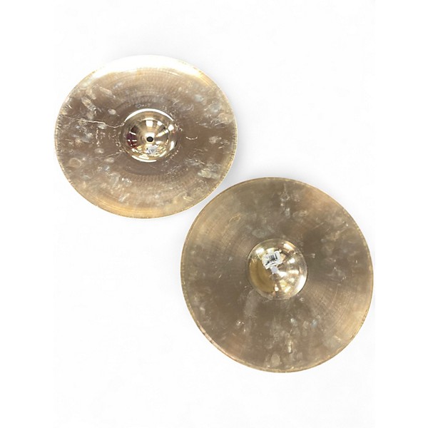 Used Zildjian 14in A Custom Hi Hat Pair Cymbal