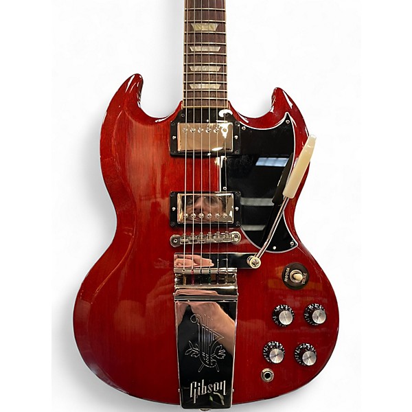 Used Gibson SG Standard 61 Maestro Vibrola Vintage Cherry Solid Body Electric Guitar