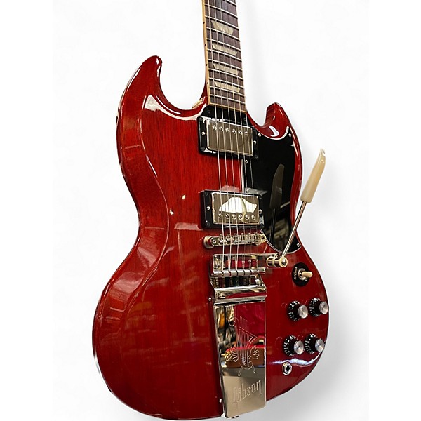 Used Gibson SG Standard 61 Maestro Vibrola Vintage Cherry Solid Body Electric Guitar