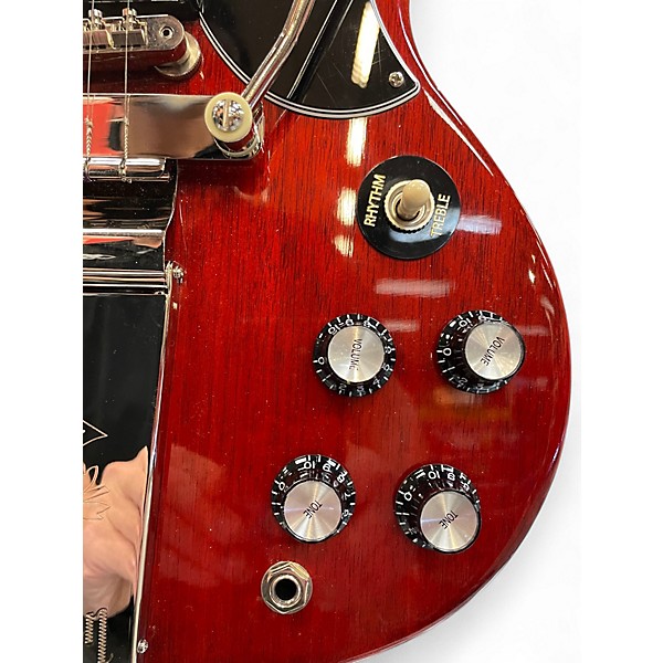 Used Gibson SG Standard 61 Maestro Vibrola Vintage Cherry Solid Body Electric Guitar