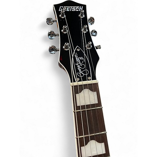 Used Gretsch Guitars G6128T-GH George Harrison Signature Duo Jet Black Solid Body Electric Guitar