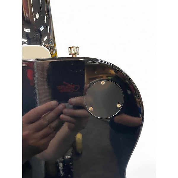 Used Gretsch Guitars G6128T-GH George Harrison Signature Duo Jet Black Solid Body Electric Guitar