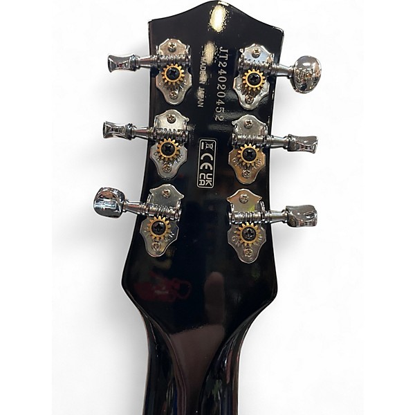 Used Gretsch Guitars G6128T-GH George Harrison Signature Duo Jet Black Solid Body Electric Guitar