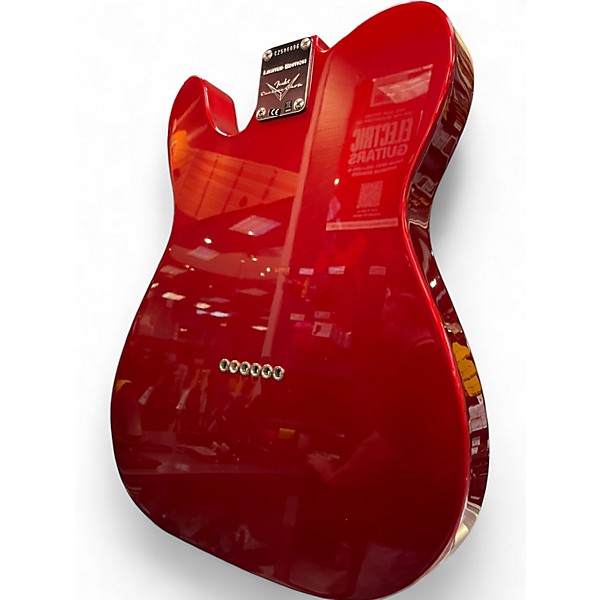 Used Fender Custom Shop Custom Deluxe Telecaster NOS Limited-Edition Candy Apple Red Solid Body Electric Guitar