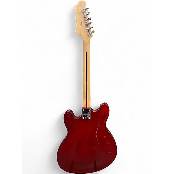 Used Squier Classic Vibe Starcaster Hollow Red Hollow Body Electric Guitar