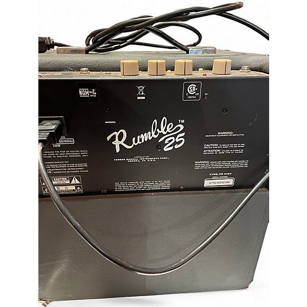 Used Fender Rumble 25 25W 1x10 Bass Combo Amp