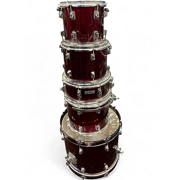 Used Taye Drums 5 Piece ROCK PRO 5 PIECE RED Drum Kit