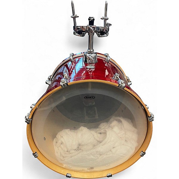 Used Mapex 4 Piece Meridian Birch Red Drum Kit