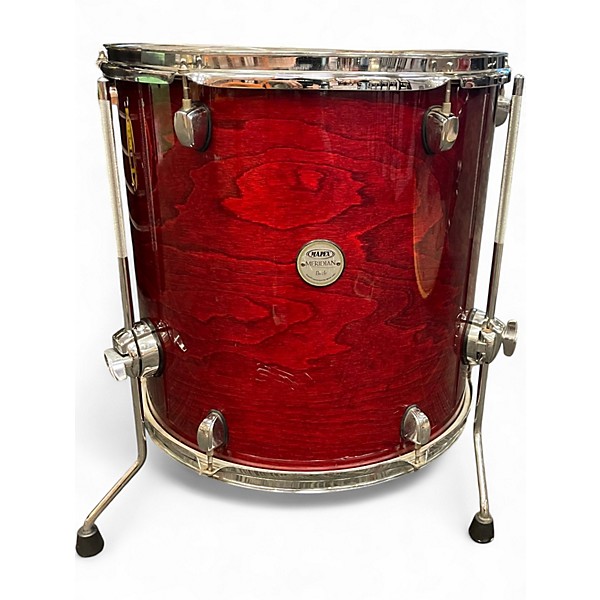 Used Mapex 4 Piece Meridian Birch Red Drum Kit