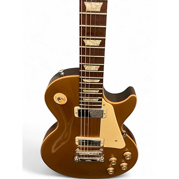 Used Gibson 1970S Tribute Les Paul Studio GOLDTOP Solid Body Electric Guitar