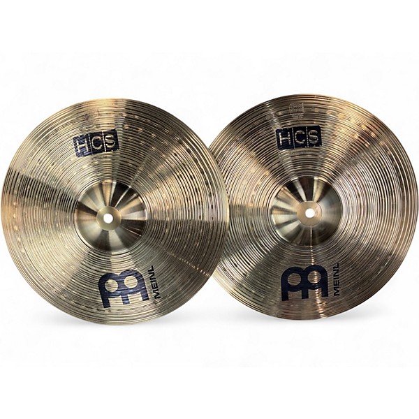 Used MEINL 14in HCS Hi Hat Pair Cymbal