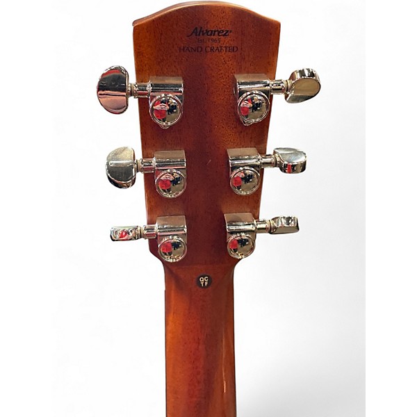 Used Alvarez AFA95CESHB Brown Acoustic Guitar