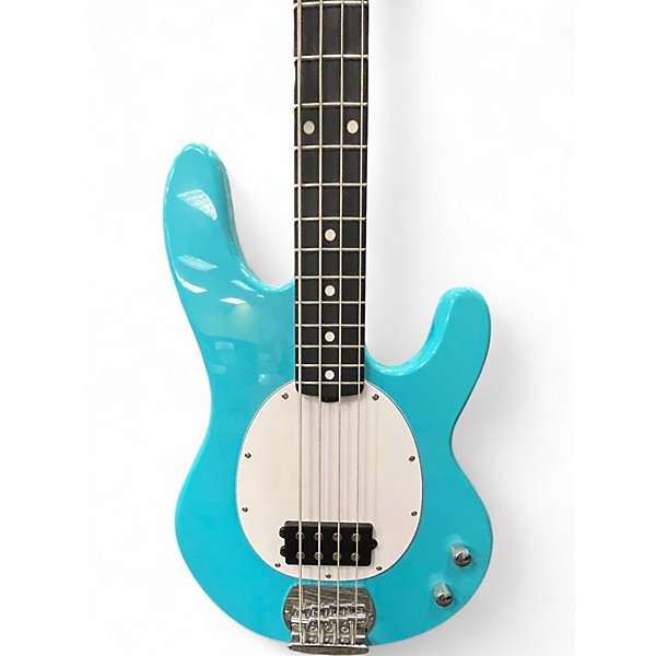 Used Sterling by Music Man StingRay RAY2 Blue Electric Bass Guitar