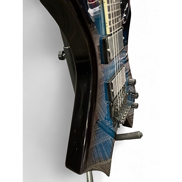 Used Firefly CLASSIC Blue Burst Solid Body Electric Guitar