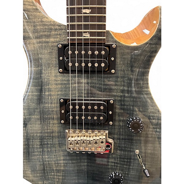 Used PRS SE Custom 24 Trans Charcoal Solid Body Electric Guitar