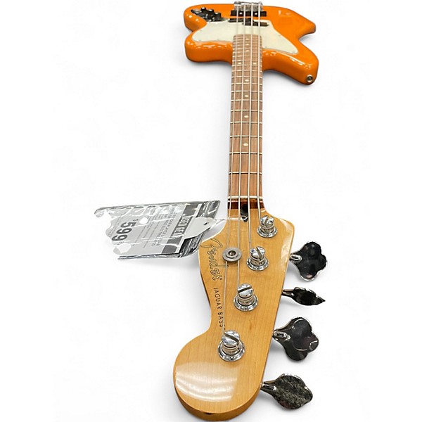 Used Fender Player Jaguar Bass Orange Electric Bass Guitar
