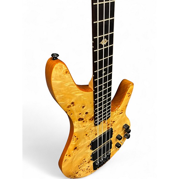 Used Michael Kelly Pinnacle Burl Electric Bass Guitar
