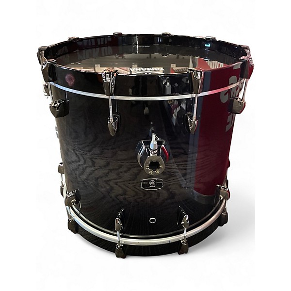 Used Yamaha 3 Piece Live Custom Black Shadowburst Drum Kit