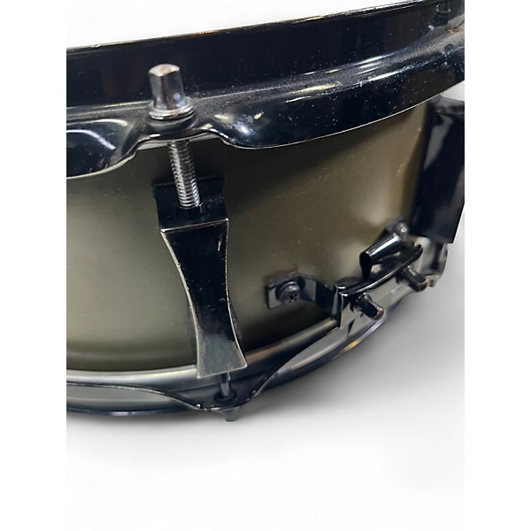 Used Pork Pie 4X12 Little Squealer Snare Loch Ness Green Drum