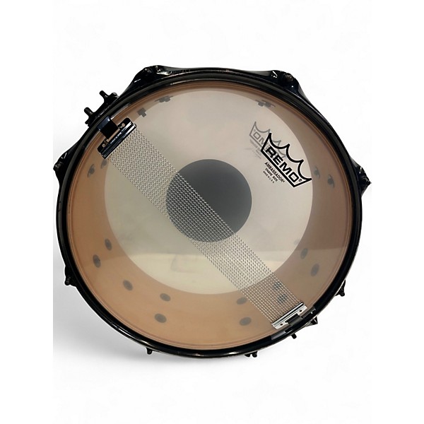 Used Pork Pie 4X12 Little Squealer Snare Loch Ness Green Drum