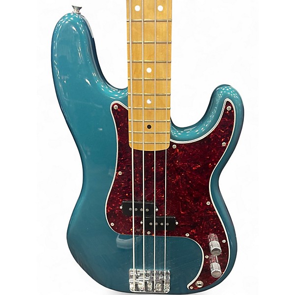 Used Fender Player Precision Bass Ocean Turquoise Electric Bass Guitar