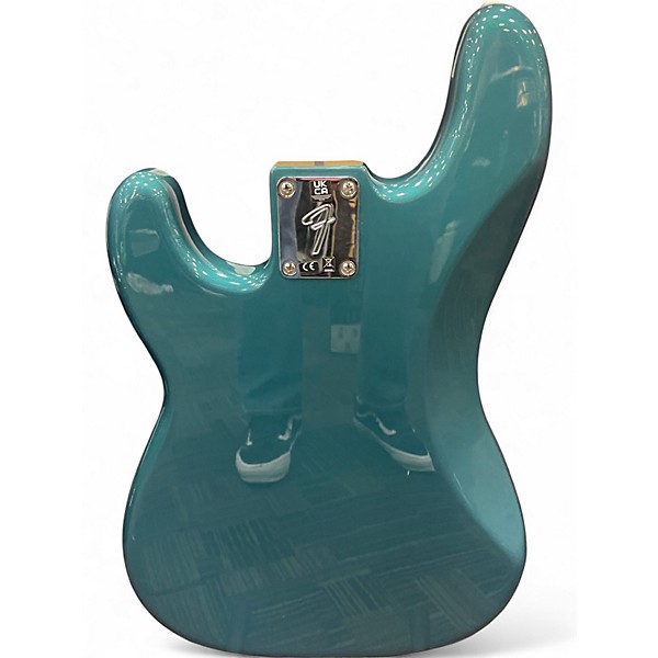 Used Fender Player Precision Bass Ocean Turquoise Electric Bass Guitar