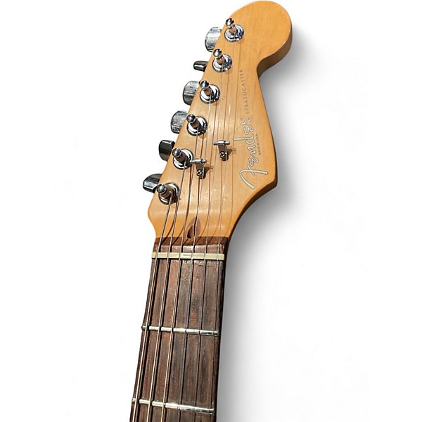 Used 1999 Fender American Standard Stratocaster Inca Silver Solid Body Electric Guitar